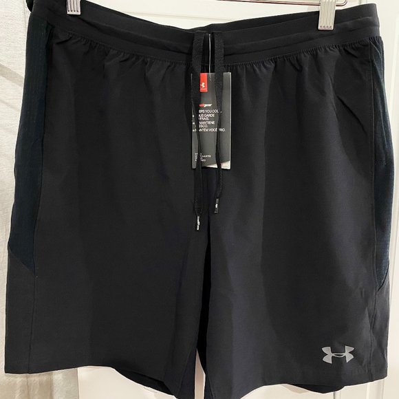 Under Armour Other - RARE Nwt Mens LARGE Under Armour UA Pitch Stretch Woven Infrared Soccer Shorts L